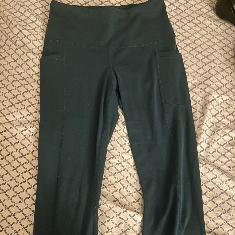 Yogalicious Dark Green High-Waisted Leggings